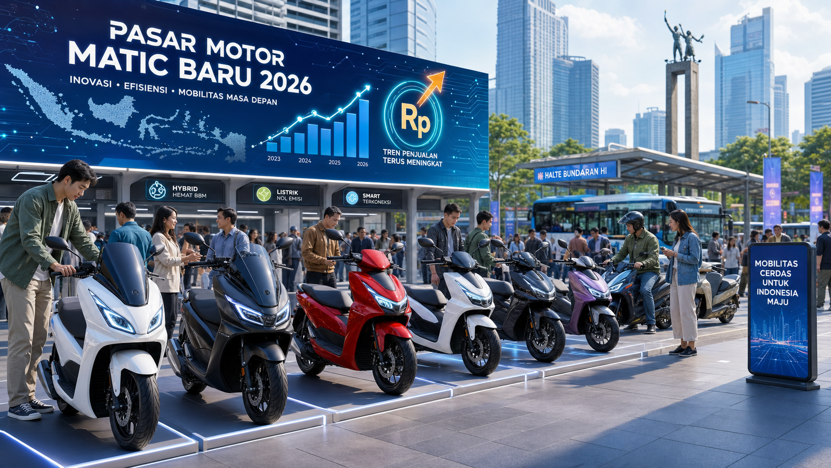 Gambaran Pasar Motor Matic Baru 2026 di Indonesia - matic