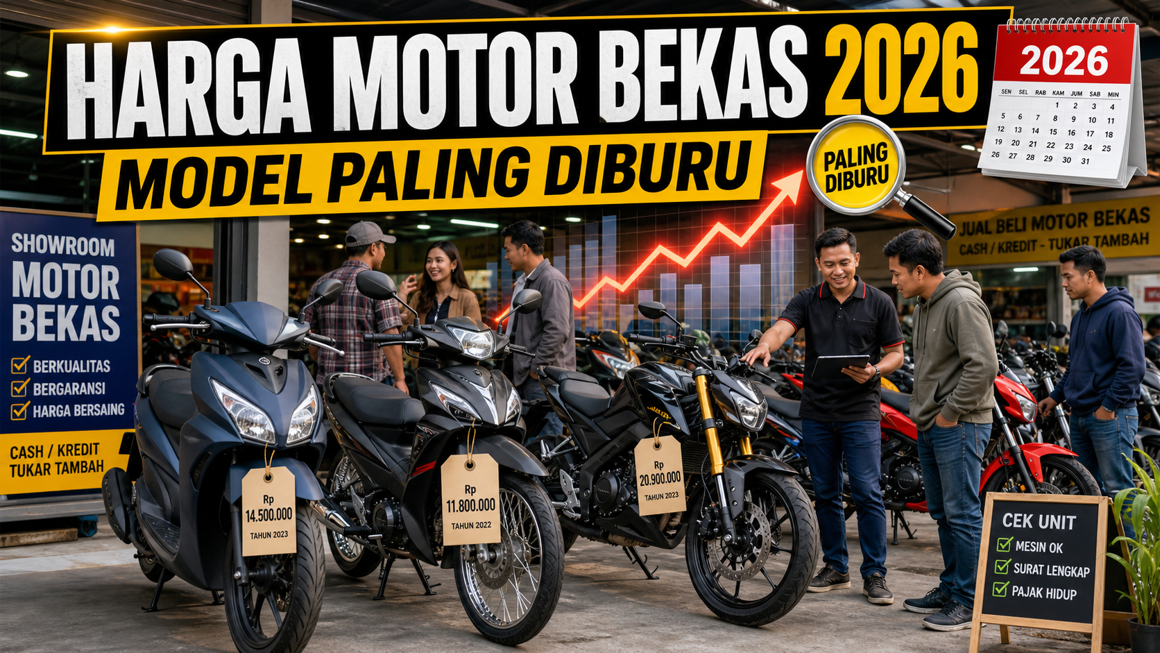 Harga Motor Bekas 2026 Mulai Bergerak, Ini Model Paling Diburu - motor