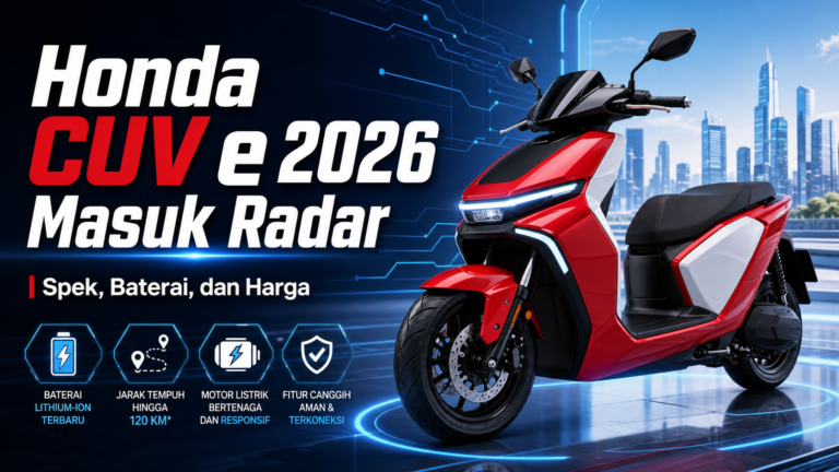 honda - Honda CUV e 2026 Masuk Radar: Spek, Baterai, dan Harga