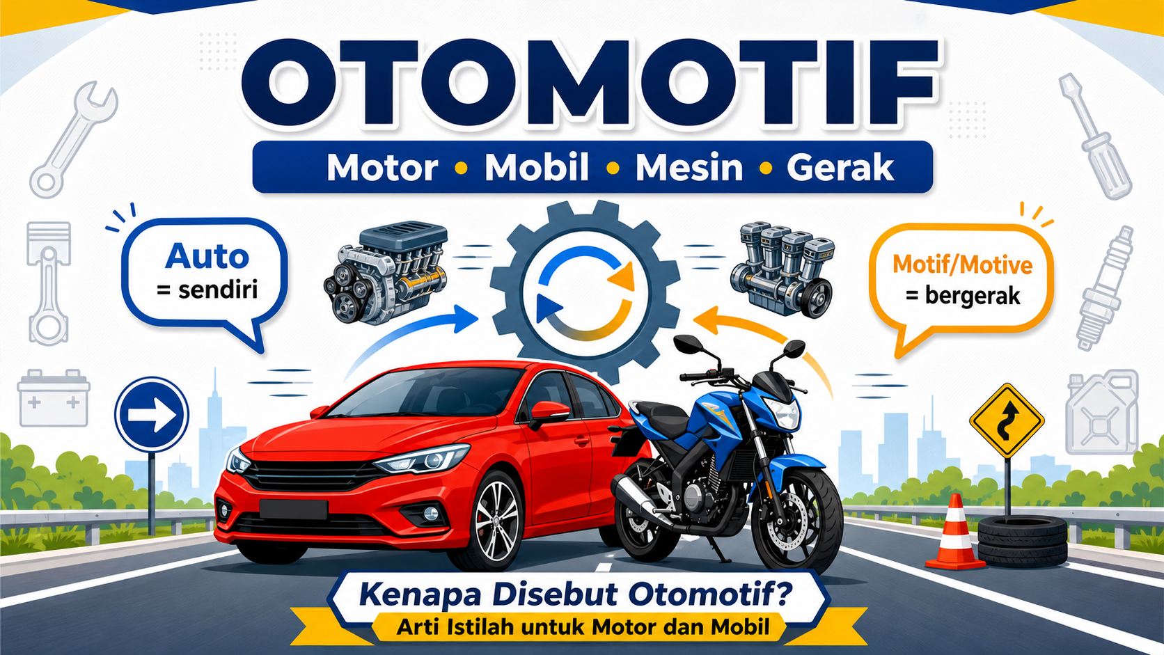 Kenapa Disebut Otomotif? Arti Istilah untuk Motor dan Mobil - otomotif