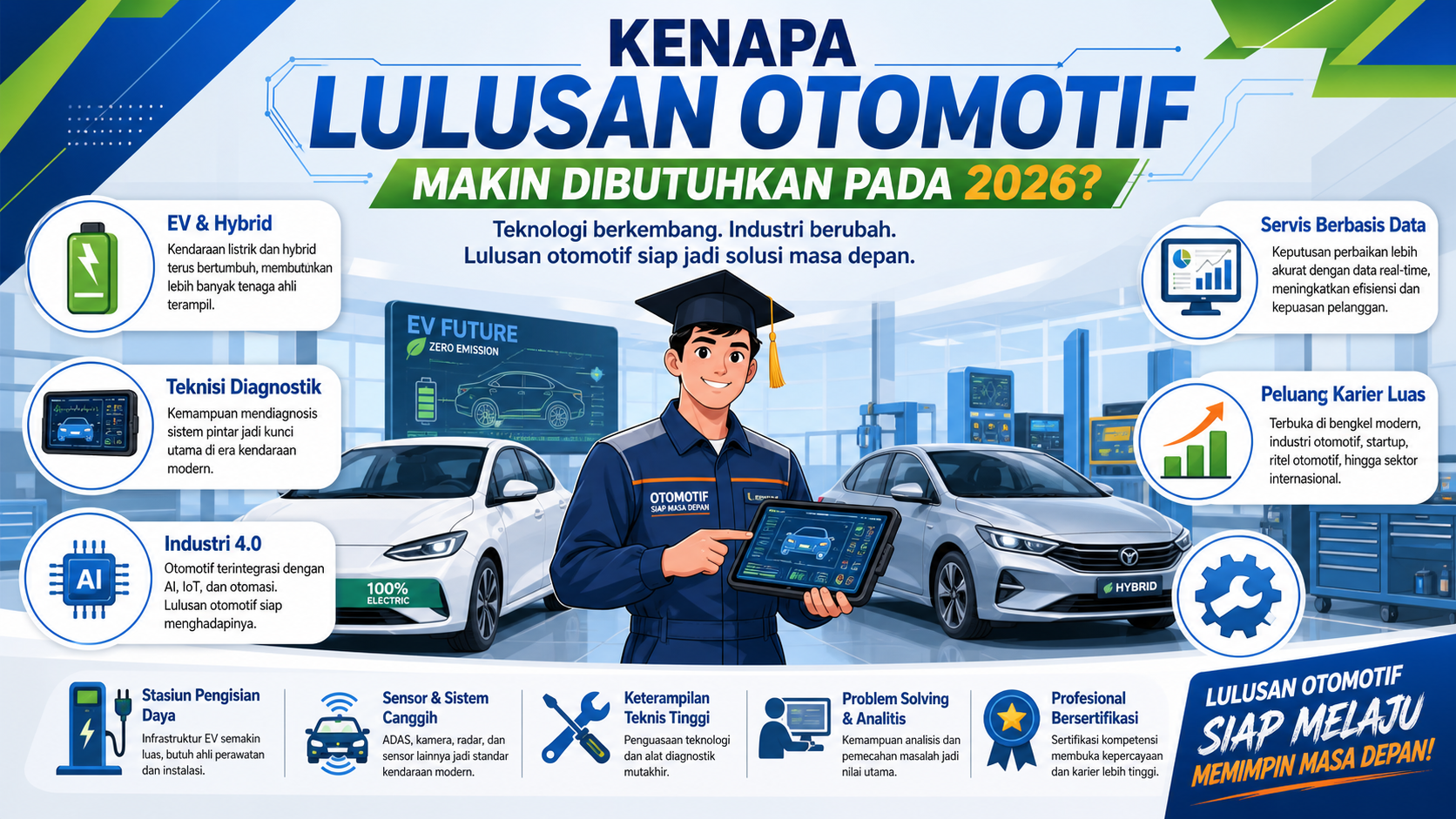 Kenapa Lulusan Otomotif Makin Dibutuhkan pada 2026? - otomotif