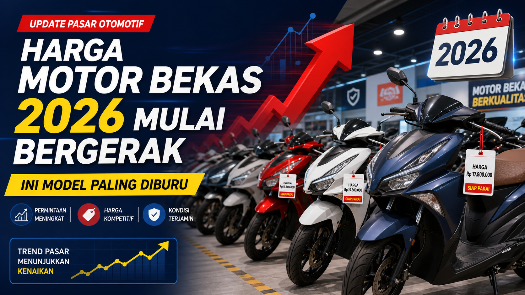 motor - Harga Motor Bekas 2026 Mulai Bergerak, Ini Model Paling Diburu