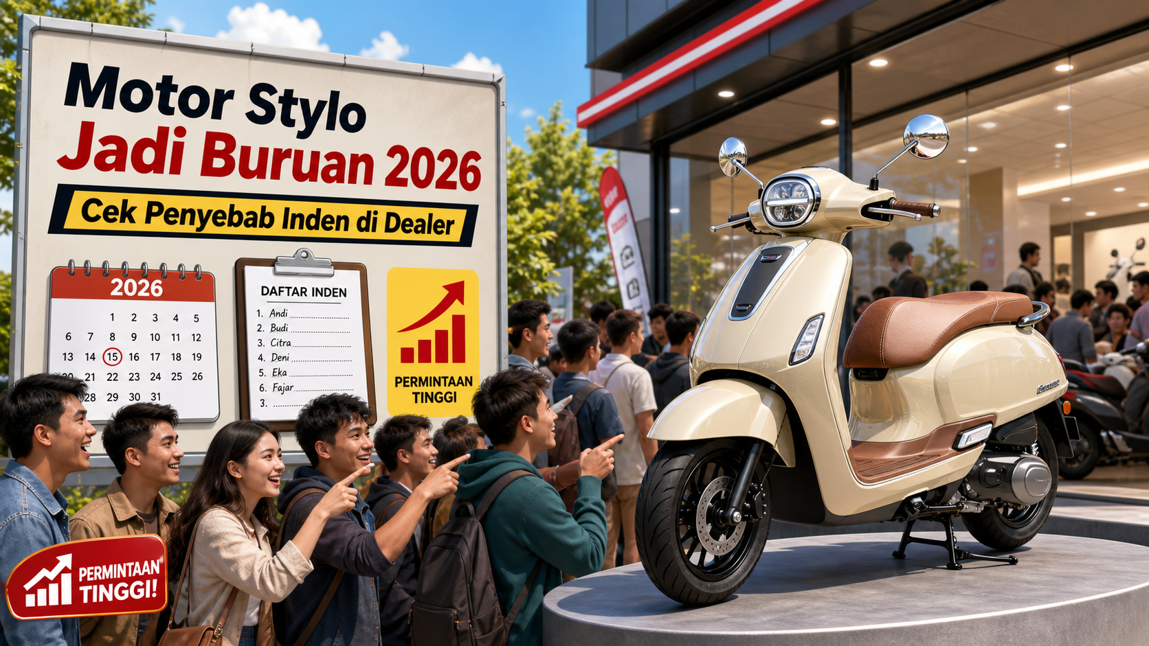Motor Stylo Jadi Buruan 2026, Cek Penyebab Inden di Dealer - stylo