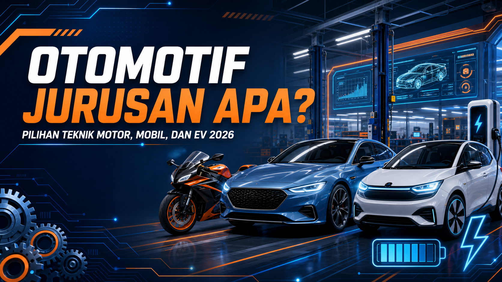 otomotif - Otomotif Jurusan Apa? Pilihan Teknik Motor, Mobil, dan EV 2026