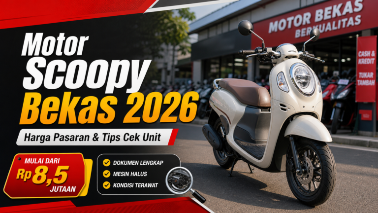 scoopy - Motor Scoopy Bekas 2026: Harga Pasaran dan Tips Cek Unit