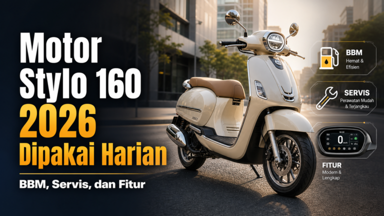 stylo - Motor Stylo 160 2026 Dipakai Harian: BBM, Servis, dan Fitur