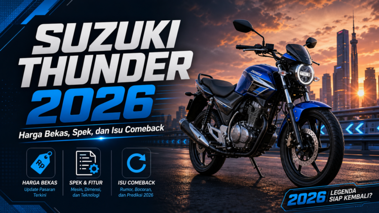 thunder - Suzuki Thunder 2026: Harga Bekas, Spek, dan Isu Comeback