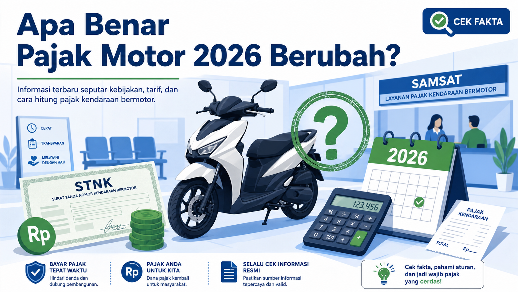 Apa Benar Pajak Motor 2026 Berubah? - pajak