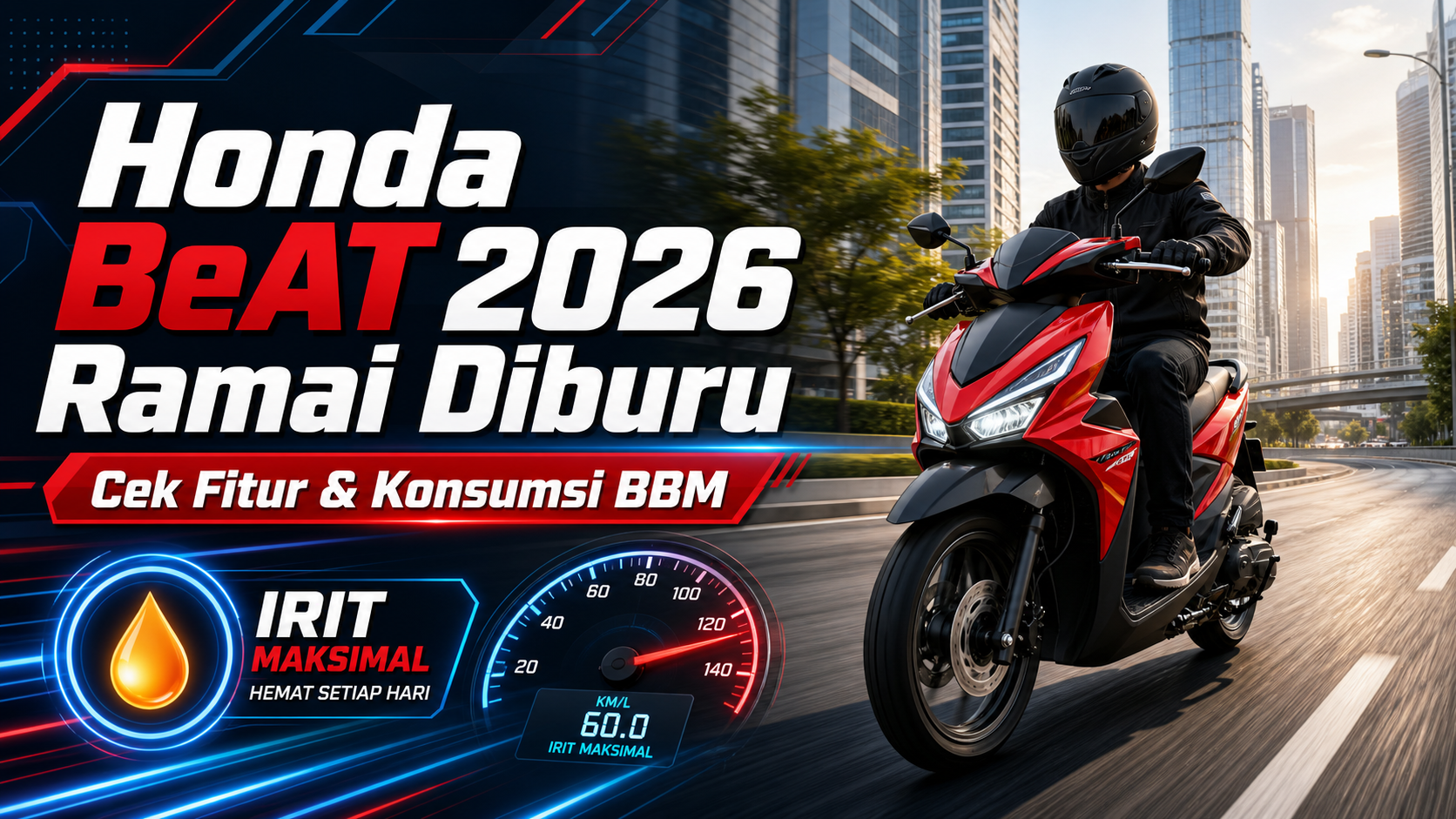 beat - Honda BeAT 2026 Ramai Diburu, Cek Fitur dan Konsumsi BBM