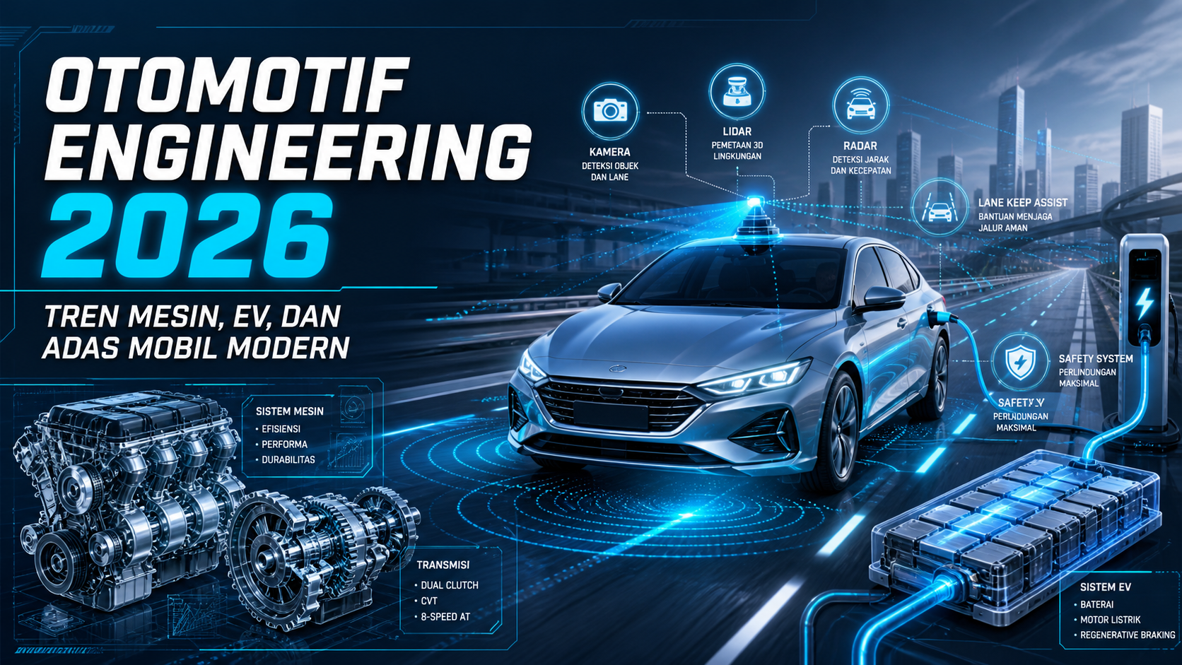 engineering - Otomotif Engineering 2026: Tren Mesin, EV, dan ADAS Mobil Modern