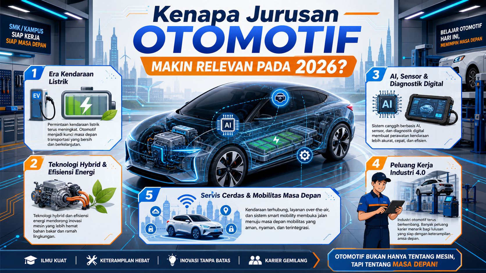 Kenapa Jurusan Otomotif Makin Relevan pada 2026? - otomotif