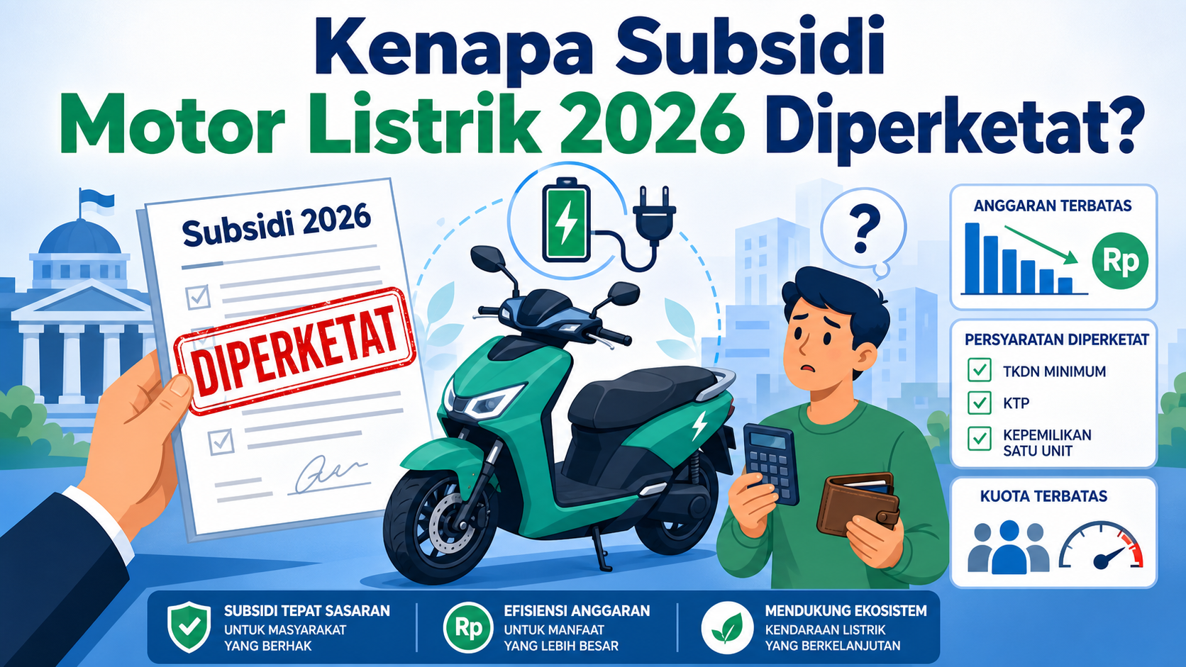 Kenapa Subsidi Motor Listrik 2026 Diperketat? - motor