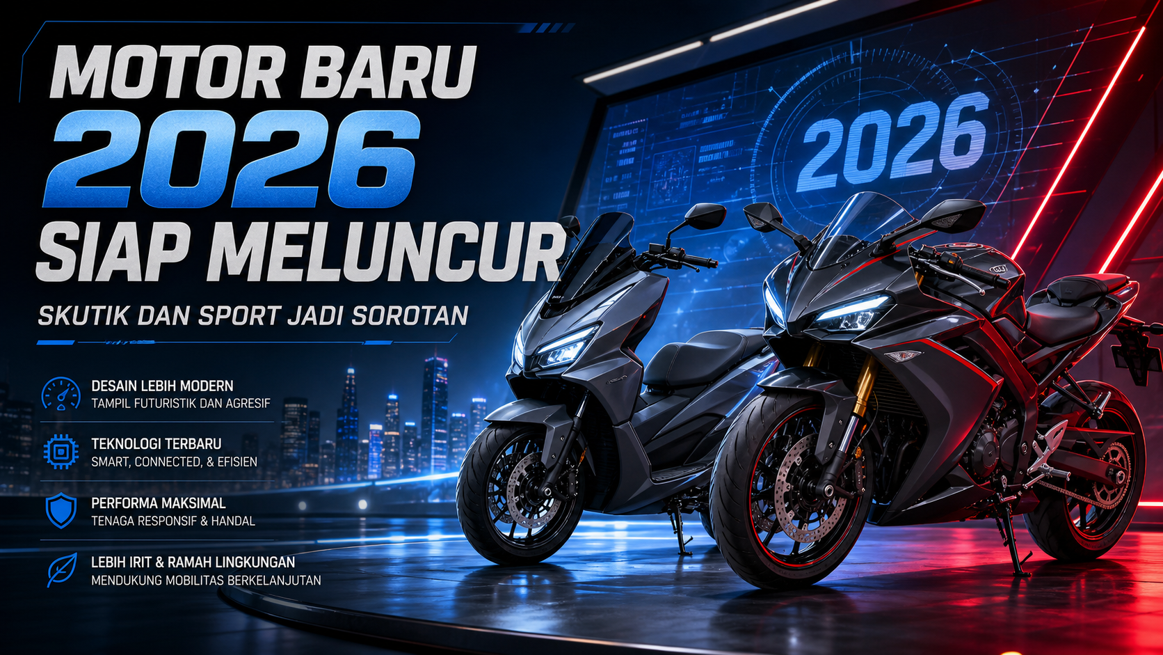 motor - Motor Baru 2026 Siap Meluncur, Skutik dan Sport Jadi Sorotan
