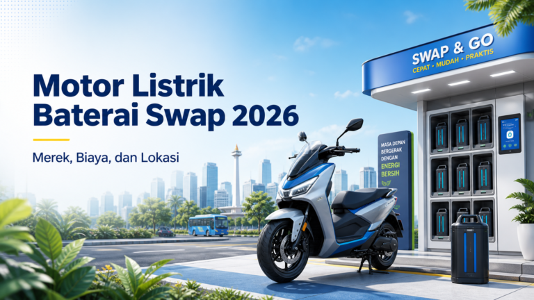 motor - Motor Listrik Baterai Swap 2026: Merek, Biaya, dan Lokasi
