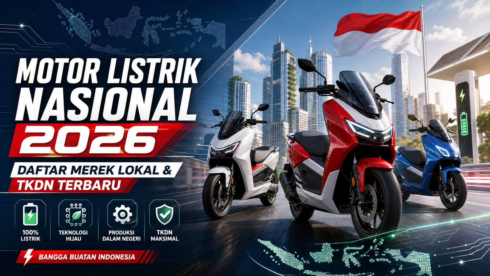 motor - Motor Listrik Nasional 2026: Daftar Merek Lokal dan TKDN Terbaru