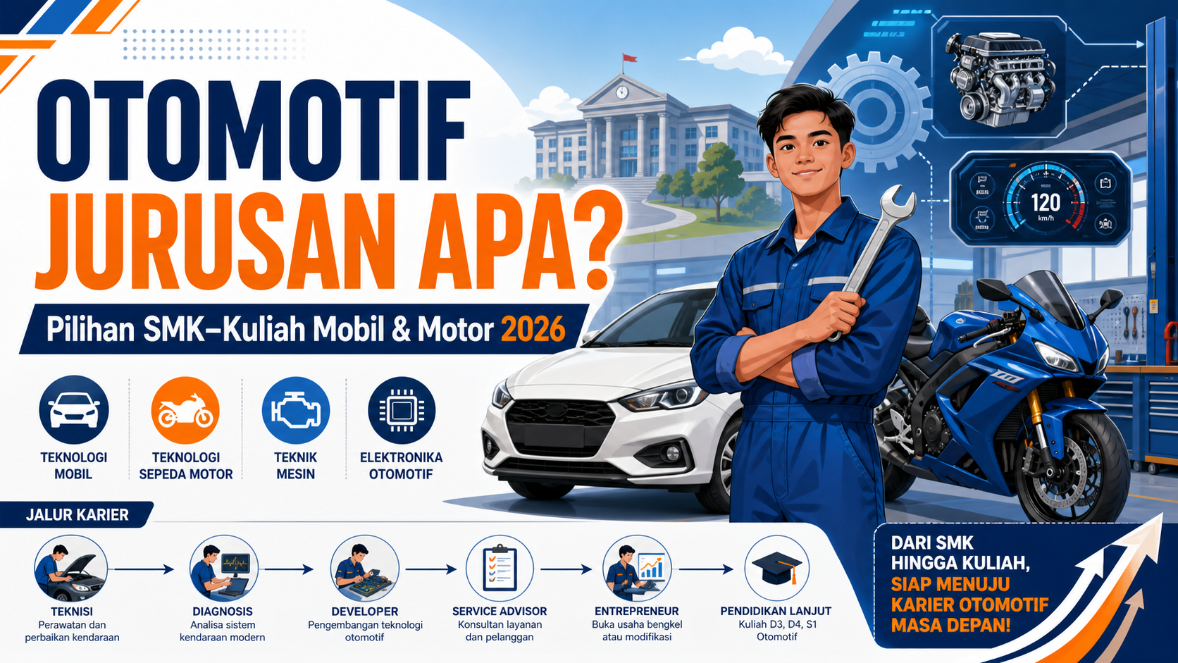 Otomotif Jurusan Apa? - otomotif
