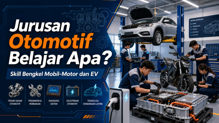 otomotif - Jurusan Otomotif Belajar Apa? Skill Bengkel Mobil-Motor dan EV
