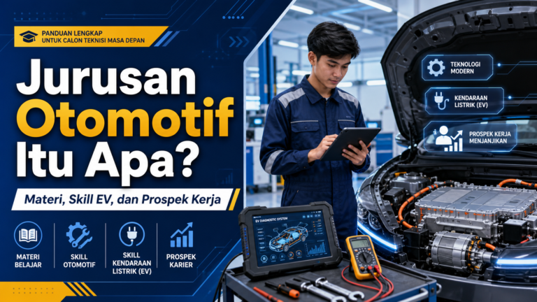 otomotif - Jurusan Otomotif Itu Apa? Materi, Skill EV, dan Prospek Kerja