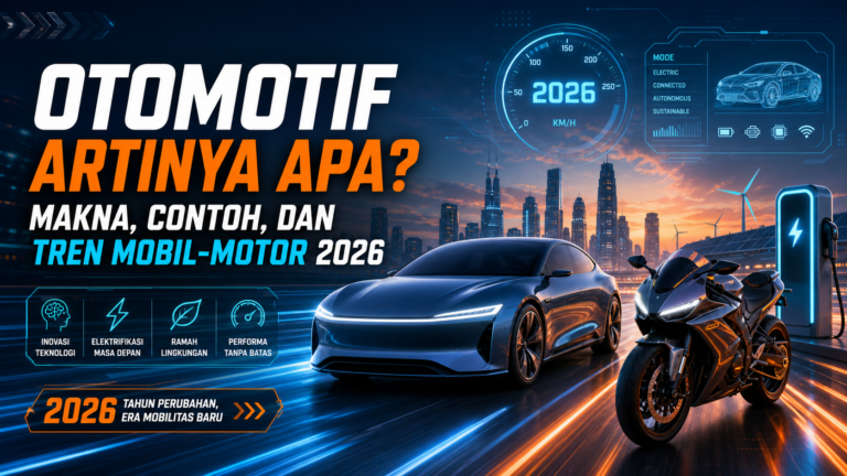 otomotif - Otomotif Artinya Apa? Makna, Contoh, dan Tren Mobil-Motor 2026