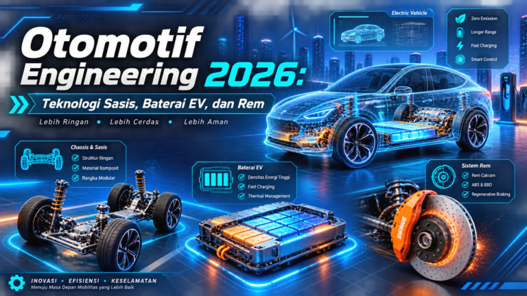 otomotif - Otomotif Engineering 2026: Teknologi Sasis, Baterai EV, dan Rem