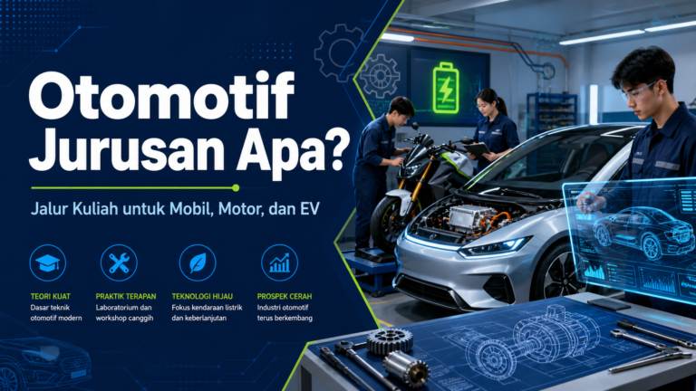 otomotif - Otomotif Jurusan Apa? Jalur Kuliah untuk Mobil, Motor, dan EV