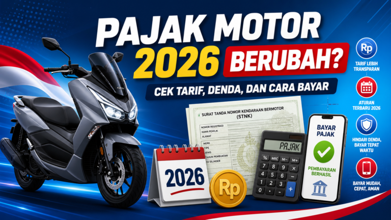 pajak - Pajak Motor 2026 Berubah? Cek Tarif, Denda, dan Cara Bayar