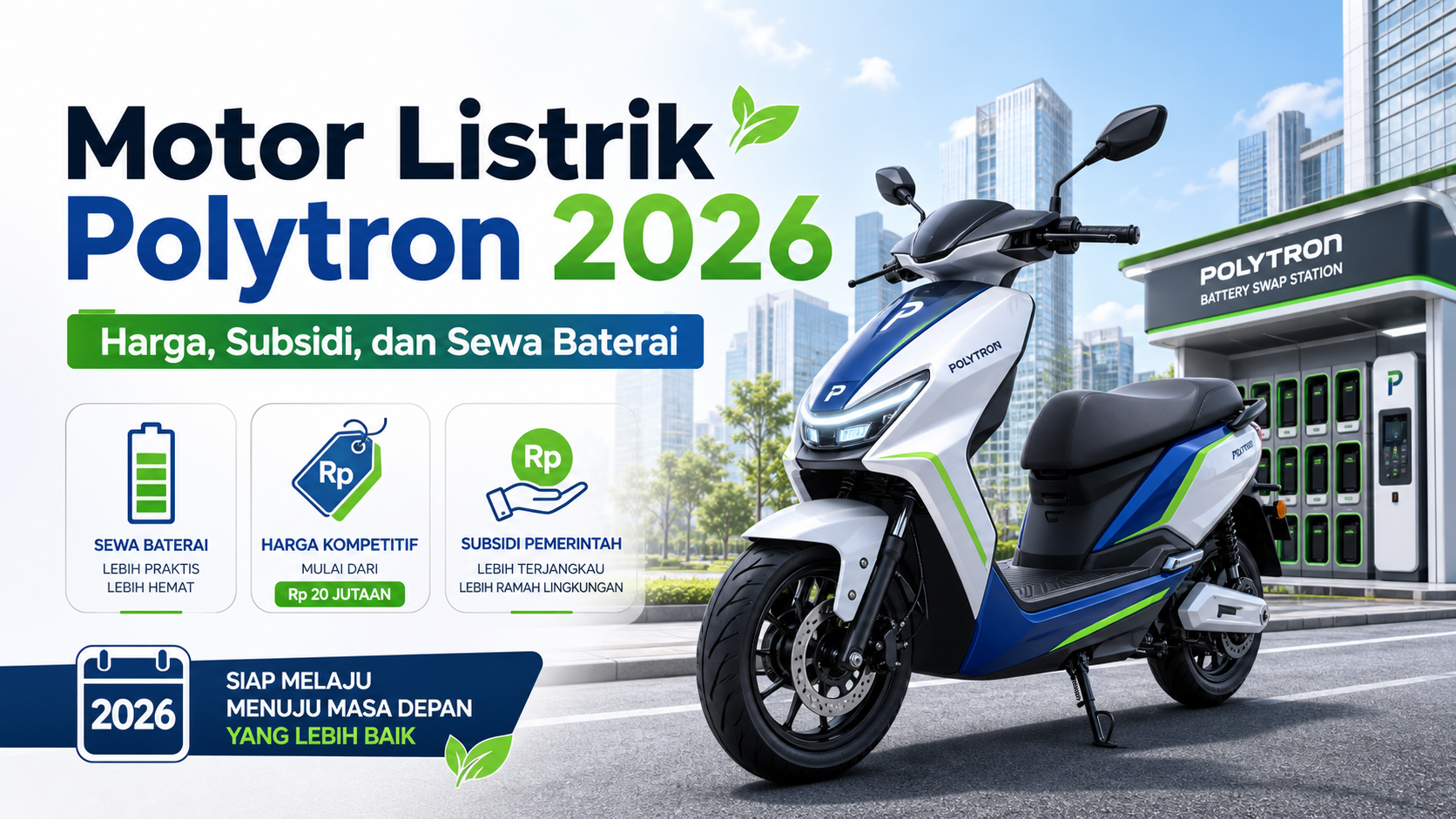 polytron - Motor Listrik Polytron 2026: Harga, Subsidi, dan Sewa Baterai