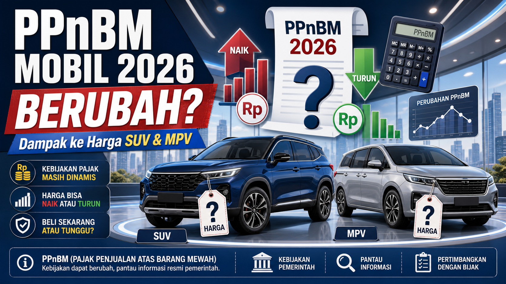 PPnBM Mobil 2026 Berubah? Dampaknya ke Harga SUV dan MPV - ppnbm
