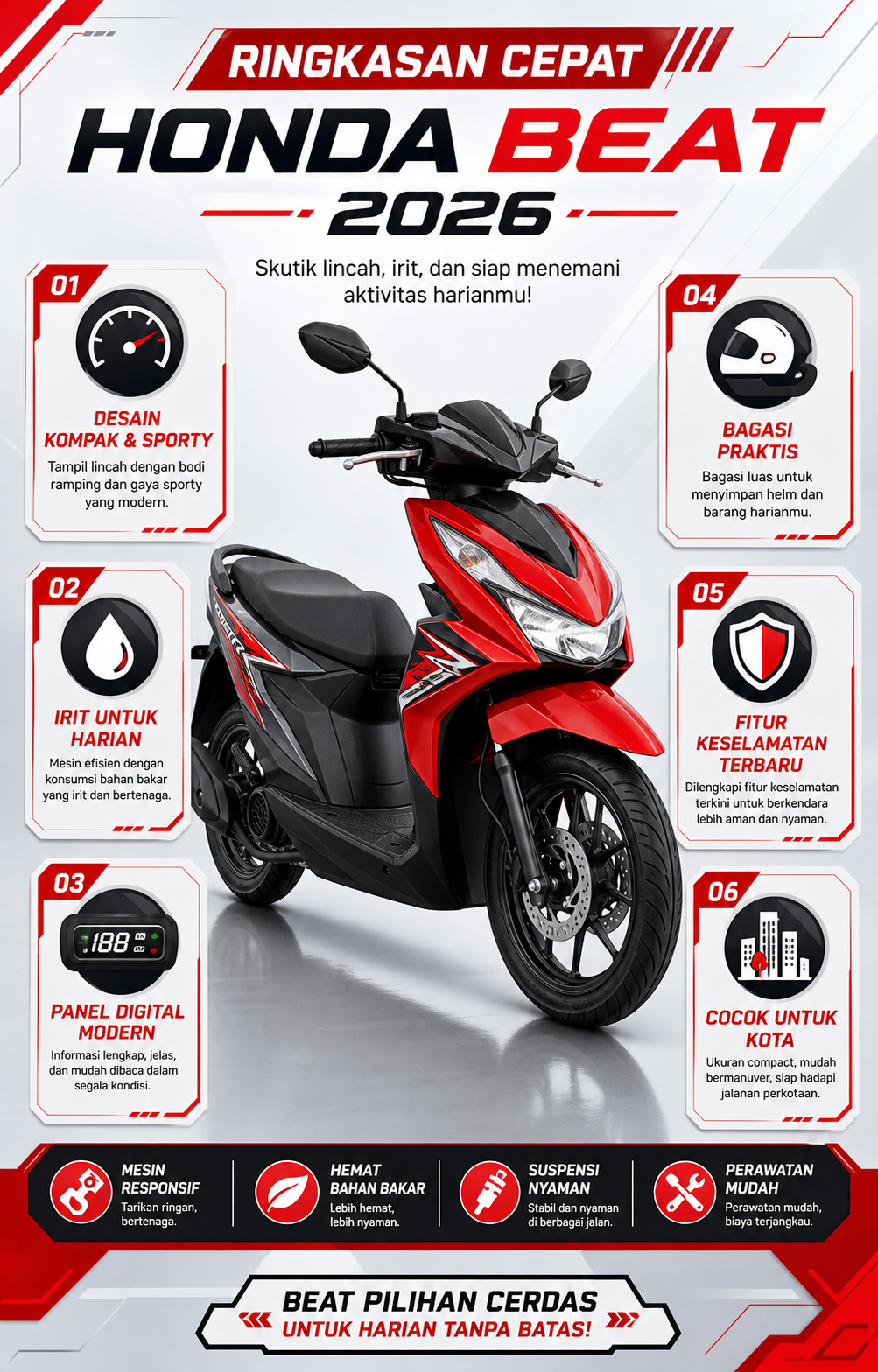 Ringkasan Cepat Honda BeAT 2026 - beat