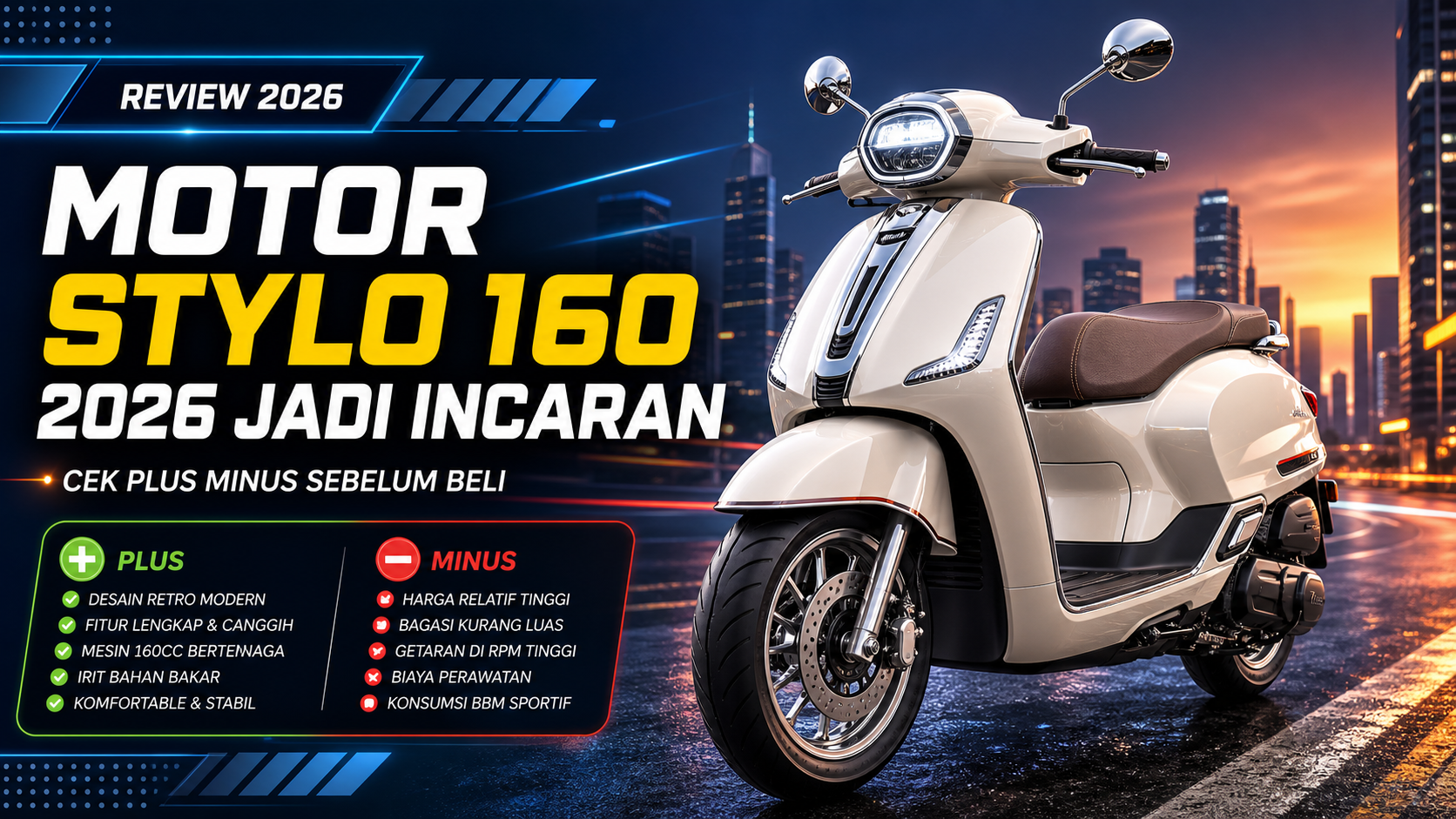 stylo - Motor Stylo 160 2026 Jadi Incaran, Cek Plus Minus Sebelum Beli