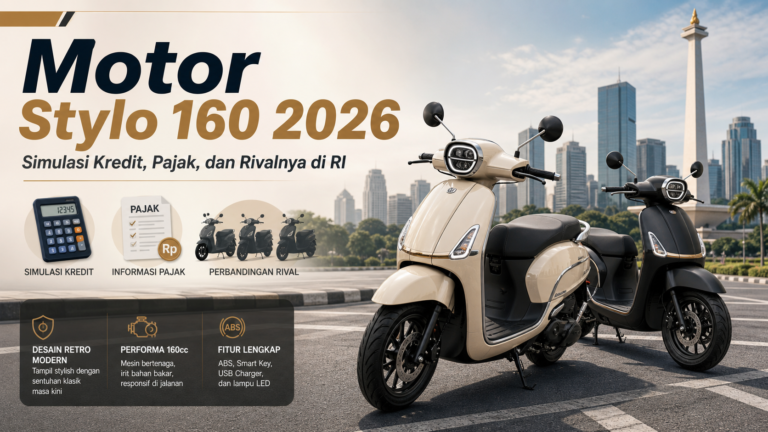 stylo - Motor Stylo 160 2026: Simulasi Kredit, Pajak, dan Rivalnya di RI