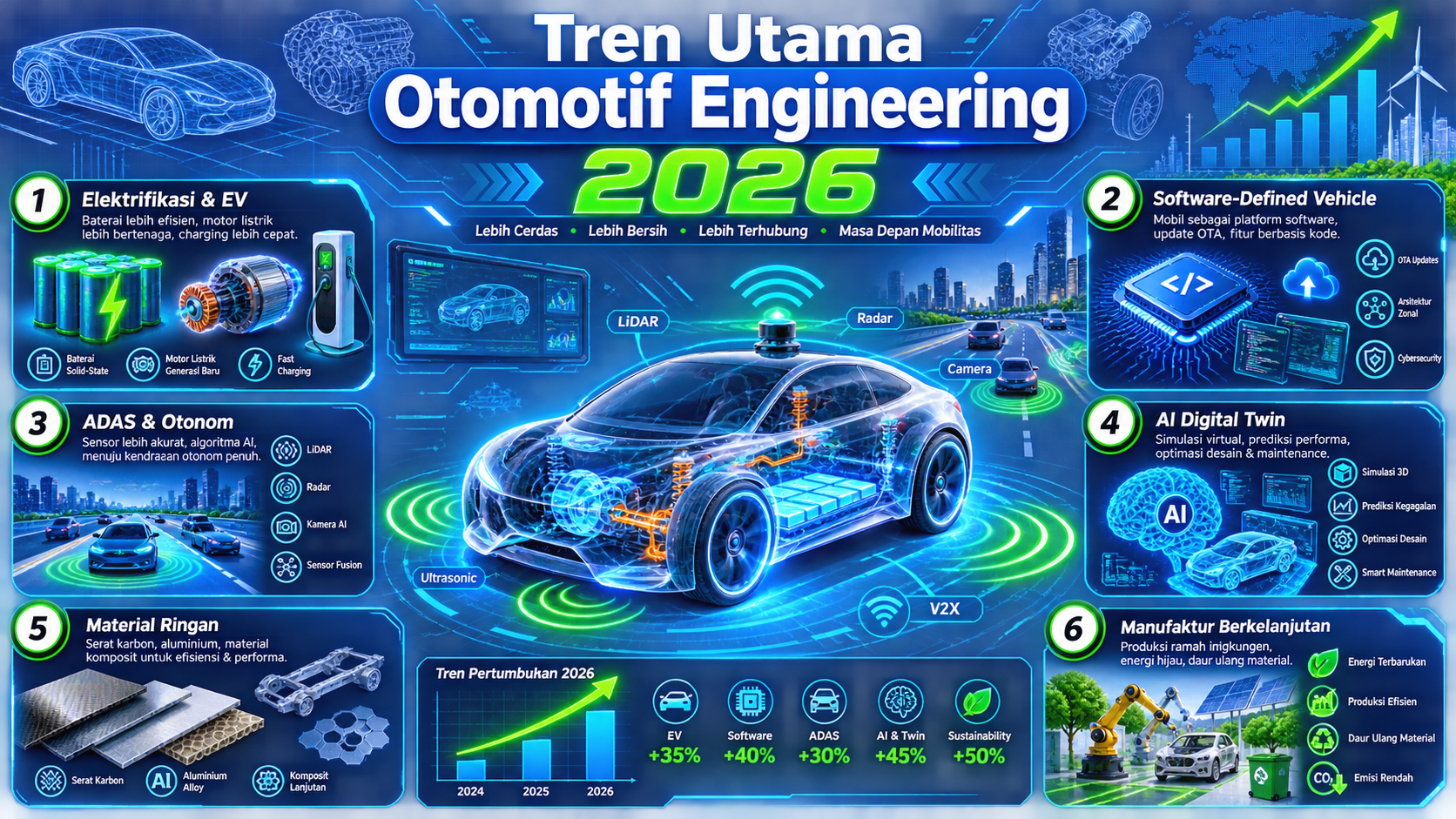 Tren Utama Otomotif Engineering 2026 - otomotif