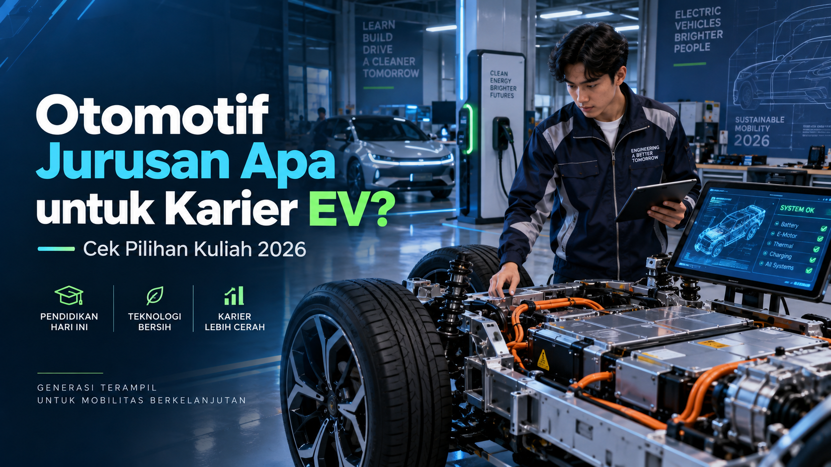 otomotif - Otomotif Jurusan Apa untuk Karier EV? Cek Pilihan Kuliah 2026