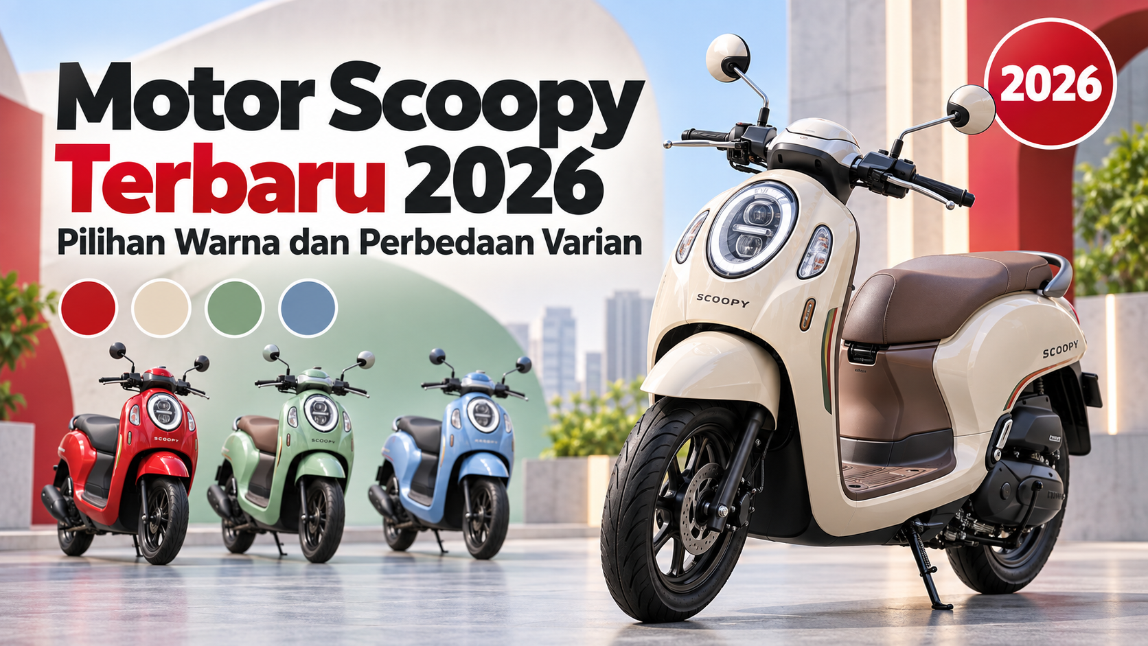 scoopy - Motor Scoopy Terbaru 2026: Pilihan Warna dan Perbedaan Varian