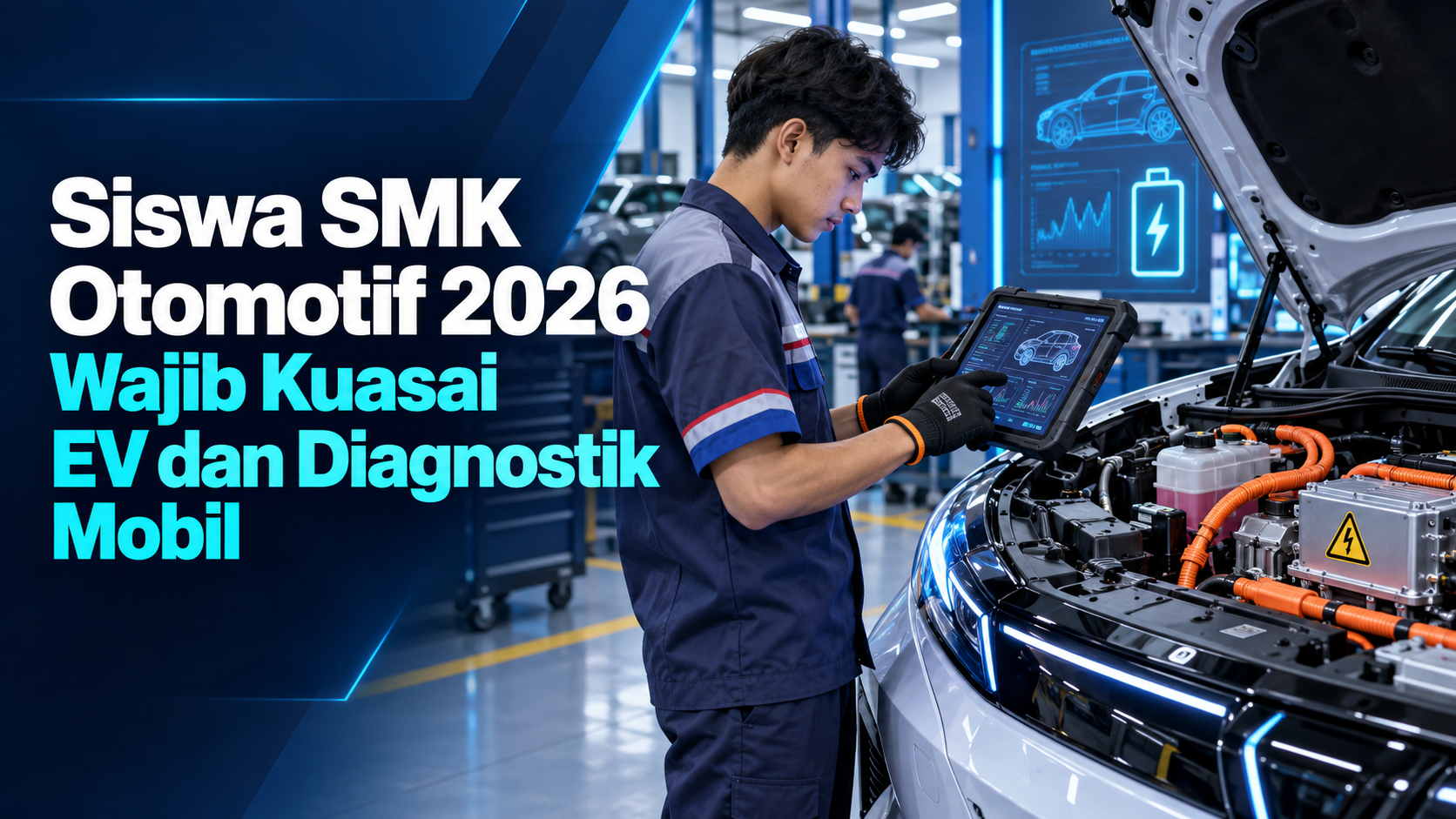 smk - Siswa SMK Otomotif 2026 Wajib Kuasai EV dan Diagnostik Mobil