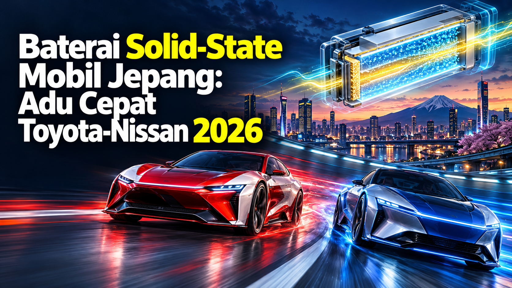 baterai - Baterai Solid-State Mobil Jepang: Adu Cepat Toyota-Nissan 2026