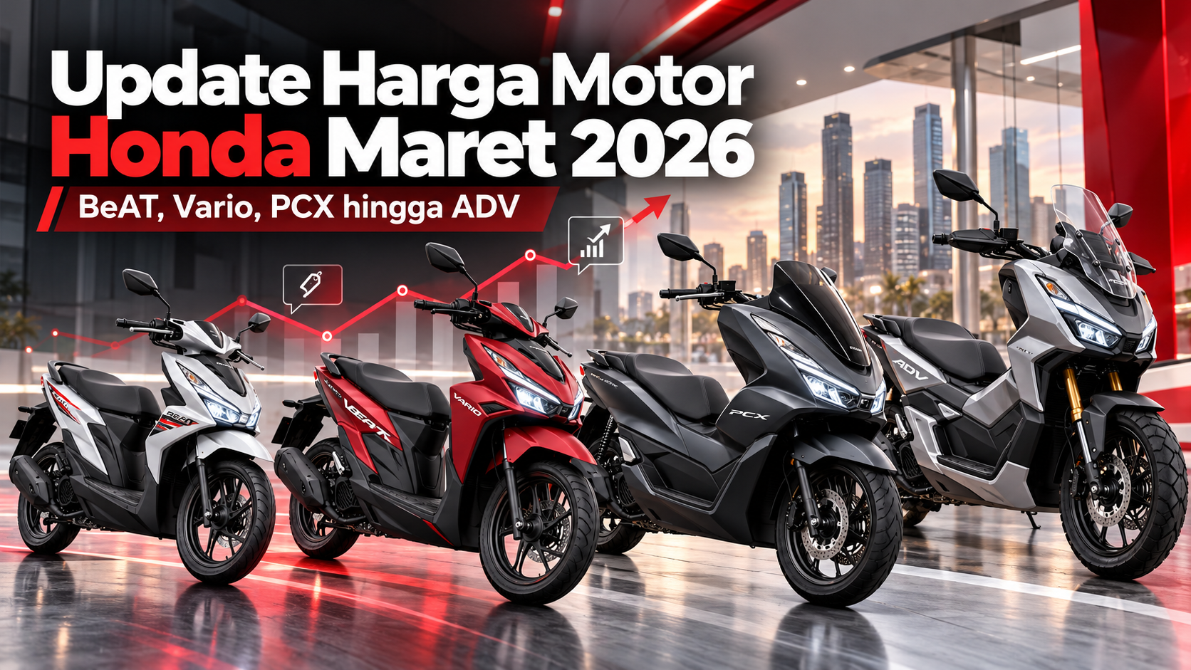 honda - Update Harga Motor Honda Maret 2026: BeAT, Vario, PCX hingga ADV