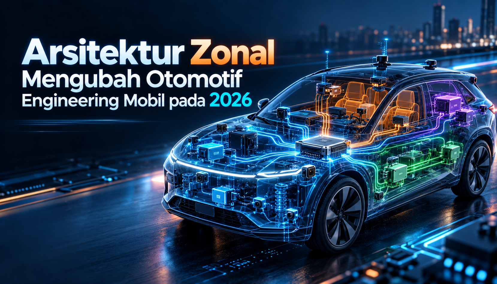 otomotif - Arsitektur Zonal Mengubah Otomotif Engineering Mobil pada 2026