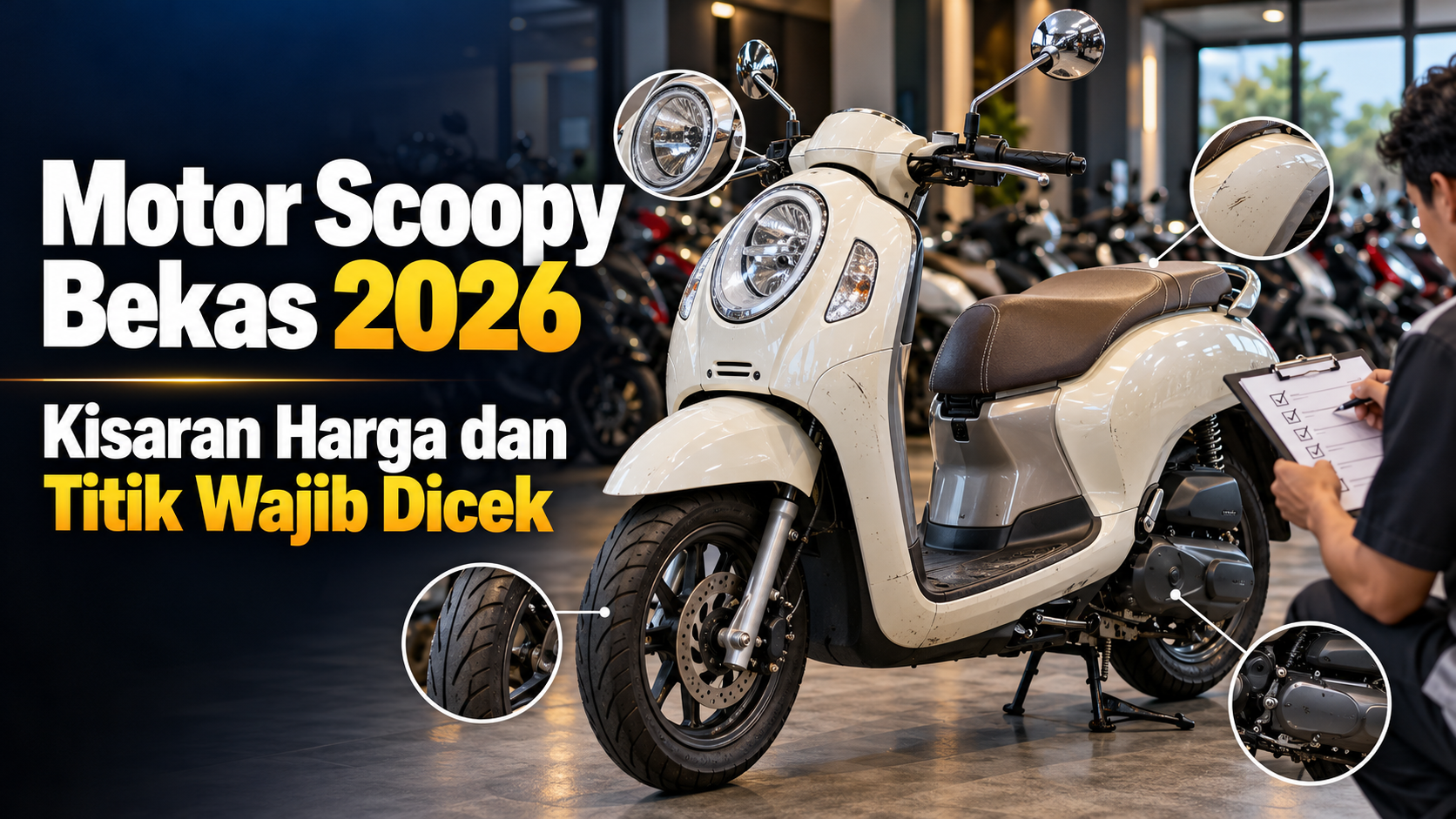 scoopy - Motor Scoopy Bekas 2026: Kisaran Harga dan Titik Wajib Dicek