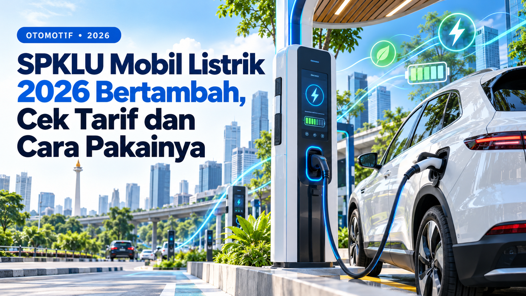 spklu - SPKLU Mobil Listrik 2026 Bertambah, Cek Tarif dan Cara Pakainya