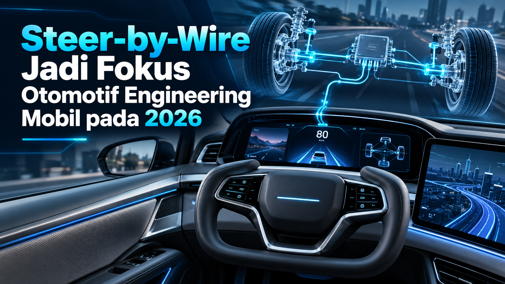 steer-by-wire - Steer-by-Wire Jadi Fokus Otomotif Engineering Mobil pada 2026