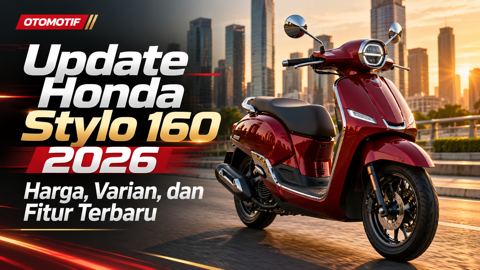stylo - Update Honda Stylo 160 2026: Harga, Varian, dan Fitur Terbaru